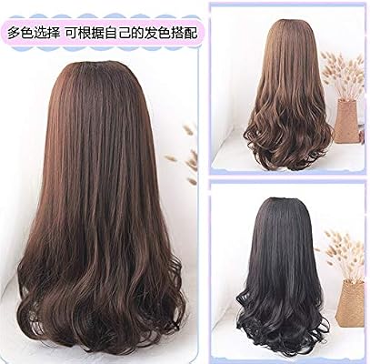 D Ky New Pear Head Long Curly Hair Fluffy U Shaped Half Head