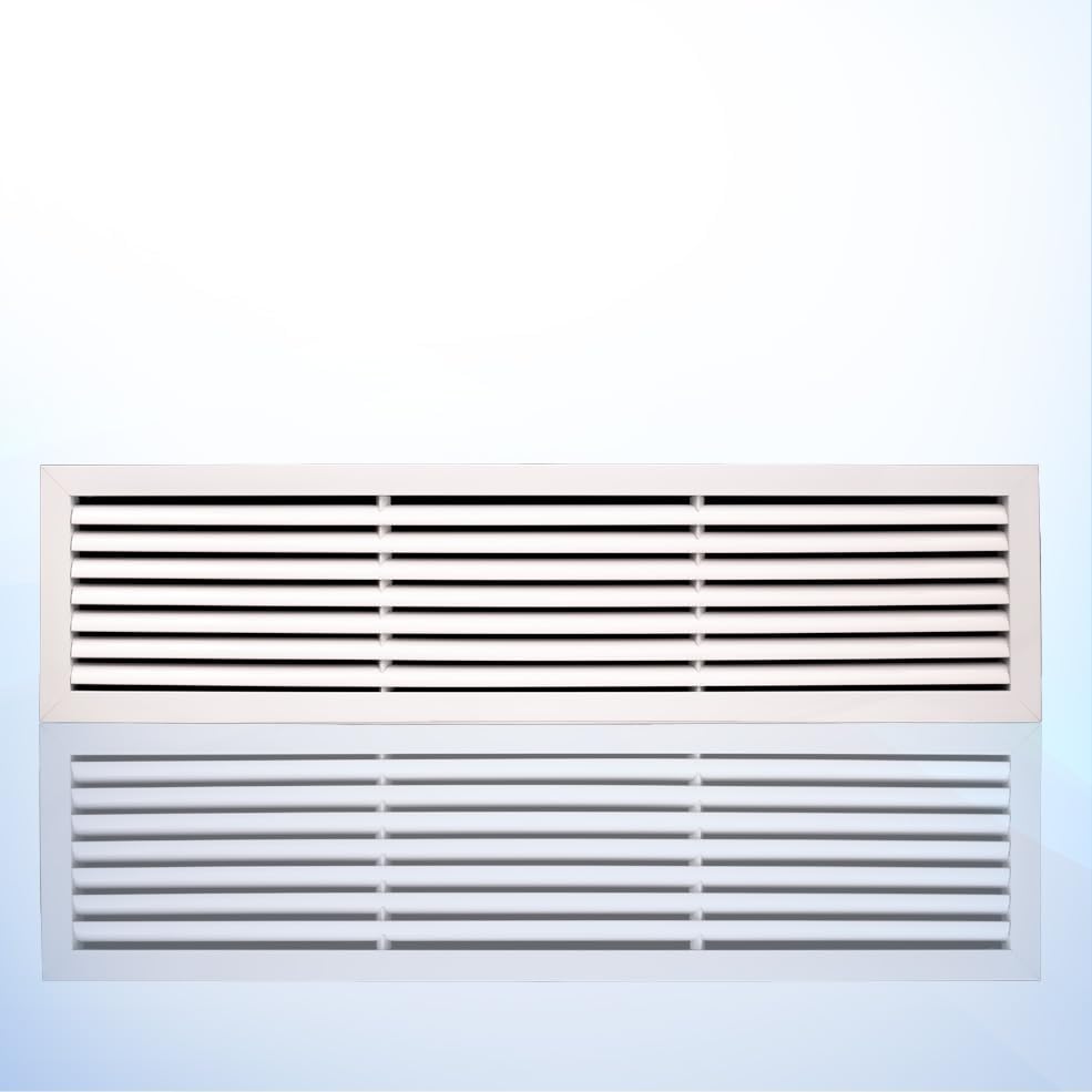 Registers, Grilles & Vents - [36 x 8 Duct Hole] Vent Cover. Aluminum Return Grille HVAC Ceiling or Sidewall Grille Without Damper -Easy Air Flow - Gable Vents. Designed for Extraction of air. [37.6 x 9.6