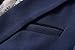 Men's Slim Fit Casual One Button Blazer Jacket (1416 Navy, S)