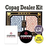 Copag Dealer Kit - Poker Size, Jumbo Index - Red & Blue