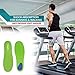 Fittest Pro Plantar Fasciitis Orthotic Insoles Full & 3/4 Length Shoe Sole Inserts for Men and Women Looking for Foot and Heel Pain Relief - Large Green