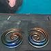 BodyJ4You 2PC Glass Ear Tapers Plugs 4G-12mm Dichroic Glitter Gauges Piercing Jewelry Set