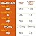 Snacklins Healthy Puffed Chips, Chesapeake Bay, Pack of 6