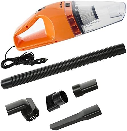 Fitiger Car Vacuum Cleaner Handheld Portable Mini Dry Wet Vacuum Cleaner Amphibious Car Vacuum 12v - Orange