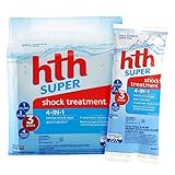 HTH Pool Shock Super Shock Treatment 4-in-1 10 count (52011)