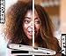 SILKY Hair One Pass Flat Iron 475°F Hair Straightener | Vibrating/Ceramic + Titanium Tourmaline Fusion Floating Plates Straighten Curly,Coarse,Damaged & Thin Hair | Dual Voltage & Auto shut offthumb 2