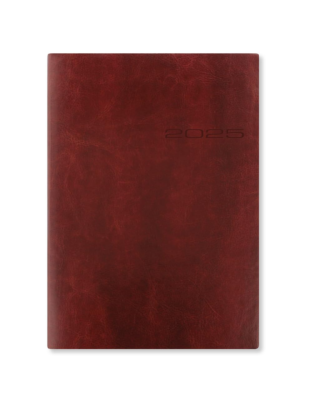 Letts of London Lecassa A5 day to page with appointments 2025 diary - brown