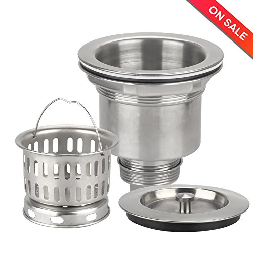 Kitchen Sink Drain, Inchic 31 Sink Strainer with Removable Deep Waste