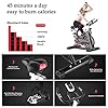 AJUMKER Indoor Exercise Bike Spinning Bike Adjustable Handlebars&Seat Gym Home Workout All-inclusive Fitness Bicycle Stationary Heart Rate Function LCD Display 330lbs Affordability (UK Stock)
