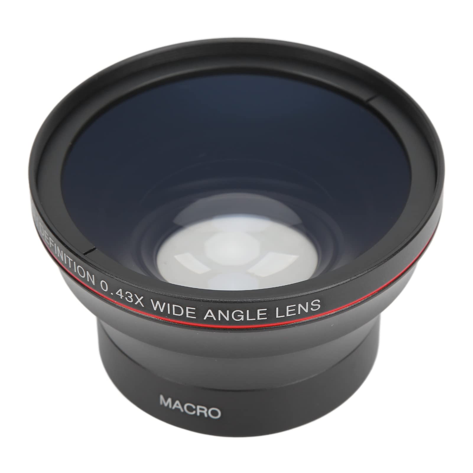 Bewinner 58mm 0.43X HD Wide Angle Lens, Optical Glass Camera Lens with Macro Lens Compatible with Lens Which Have 58mm / 2.28in Diameter Front Filter