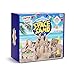AnanBros Play Sand, Magic Space Sand Castle Building Kit, Squeezable Beach Sand 2 LB + Castle Molds and Sand Tray, Best Sand Toys for Kids