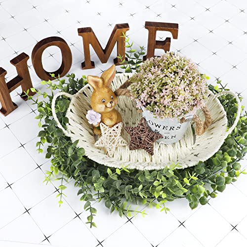 COCOBOO 6 Pack 36ft Artificial Greenery Garland Bulk, Boxwood Garland