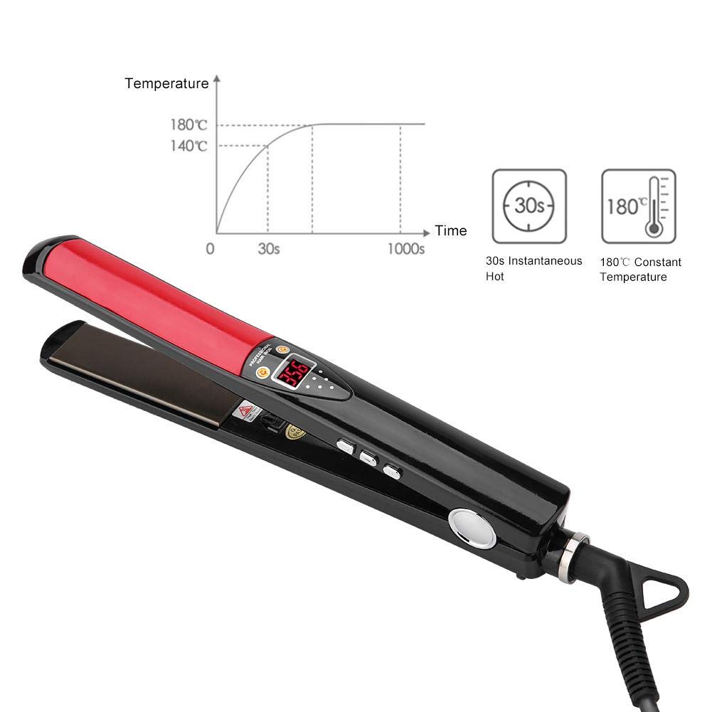Titanium Ion Hair Straightener Plates Adjustable Temperature