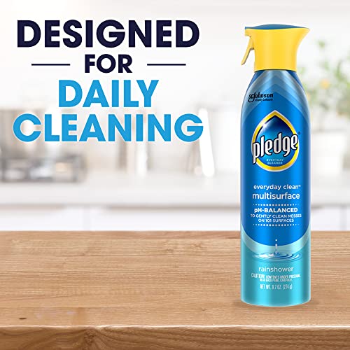 Pledge Everyday Clean Multi Surface Cleaner Spray, PH Balanced To Clean