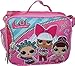 L.O.L Surprise! Girl's Deluxe Embossed Insulated Lunch Box with Shoulder Strap