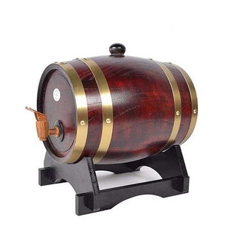 NVRENJIE Eiche Barrel rote fass Schnaps Barrel Haushalt weinfass Eiche Barrel (3-20l),3L,die Alten Wege