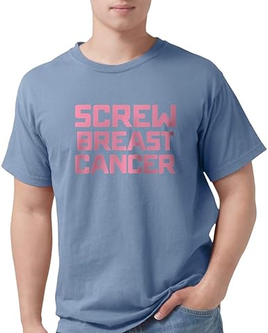Amazon Com Cafepress Screw Breast Cancer Mens Comfort Colors