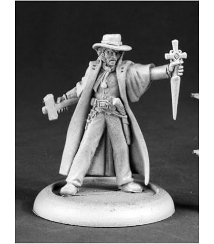 Reaper Miniatures Hellknight Captain Pathfinder Figure - Unpainted Metal Mini