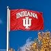 Indiana Hoosiers IU University Large College Flag
