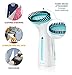 Travel Steamer for Clothes - Portable, Handheld for Clothing Garment and Fabric - No Spitting, Safe and Little Handy - Compact Home Mini Steamer for Curtain Metal Plate, 110V Only (White)