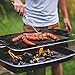 WISH4U Grill Mat Set of 3-100% Non-stick BBQ Grill & Baking Mats - FDA-Approved, PFOA Free, Reusable and Easy to Clean - Works on Gas, Charcoal, Electric Grill and More - 15.75 x 13 Inch