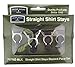 Military Uniform Supply Shirt Holders - STRAIGHT Military Shirt Stays, Black, One Size