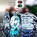 Fitracker LED Car Keychain Crystal Light Changing Car Key Chain Keyring Accessories for Mercedes Benz VW BMW Audi Toyota Jeep Ford Mini