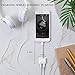 Headphone Adaptor for iPhone Besmon Converter Adapter Charger Adapter Cable with 3.5mm Dongle Earphone Aux Audio & Charge Compatible for iPhoneXR/XS/XS MAX/X/7/7P/8/8P/11/11pro (White)