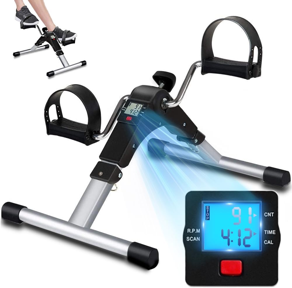 Mini Bicicleta Ergométrica Portátil Ciclo Bike Dobrável | Com Pedal