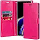 Galaxy Note 9 Case [Drop Protection] Goospery Blue Moon Diary [Slim Fit] Wallet Case [Card Slots] Stand Flip Cover [Magnetic Closure] for Samsung Galaxy Note9 (Navy), NT9-BLM-NVY