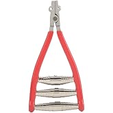 Chiffonade Racket Stringing Clamp with 3 Springs - Stainless Steel Tennis Racket Starting Clamp Tool for Badminton &amp; Tennis Rackets,Wide Head Design