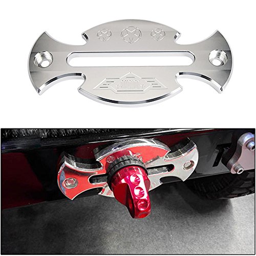 AUXMART Hawse Fairlead for Synthetic Winch Rope Cable Lead Guide Jeep Wrangler JK 2007-2017