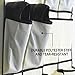 Large Size Over the Door Shoe Organizer, 24 Large Pockets Hanging Shoe Organizer with 4 Steel Hooks (22