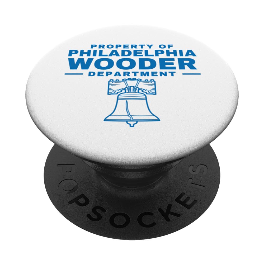 Funny Philadelphia Wooder Department Philly City Hall Parody PopSockets Swappable PopGrip