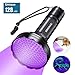 BRIONAC Black Light Flashlight 100 LED 395nm Wavelength Blacklight for Pet (Cat/Dog) Urine Detection with 6AA Batteries (Not Included), Dry Stains, Scorpion and Pet Urine Detector