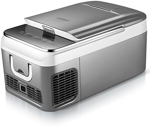Car refrigerator Portable Car Compressor Fridge Freezer, 12 V/24 V - Grey (Size : 18L)