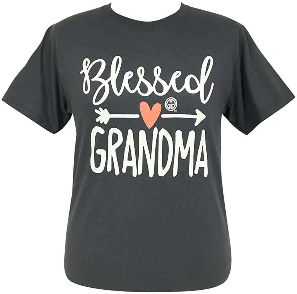 Girlie Girl Blessed Grandma Short Sleeve Adult T Shirt