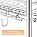 NEX Over The Sink Dish Rack, Dish Drying Rack for Kitchen Stainless Steel Dish Drainer Large Capacity with Cutting Board Holder Sink Shelf Storage Rack