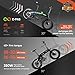 Eahora X6 20-inch 48V 13Ah Folding Electric Bicycle 350W Electric Snow Bike Removable Lithium-ion Battery City Commuter Ebike for Adults E-PAS Recharge System 10 Speedthumb 3