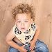 Unisex Baby Bandana Drool Bibs, 4-Pack Gift Set for Drooling and Teething Boys and Girls, 100% Organic Cotton, Soft, Absorbent, Hypoallergenic - “Animals set” By Zoozik