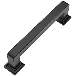 9BUILD 3.75 Inch 10 Pack Matte Black Cabinet Pulls