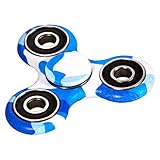 Premium Camouflage Fidget Focus Spinner Toy (Blue Camo)