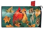 Autumn Splendor Cardinals Mailbox Cover Fall Birds Standard Briarwood Lane