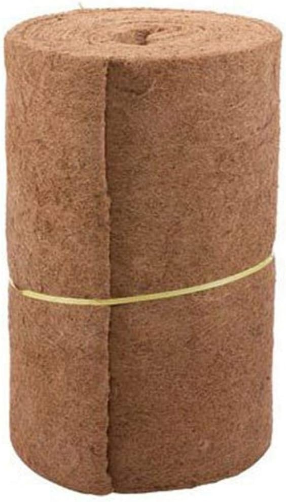 SHZONS Coco Liner Bulk Roll with 24i×33inch Lenth for Wall Hanging Baskets-100 All Natural Fibers Natural Coco Coir Doormat