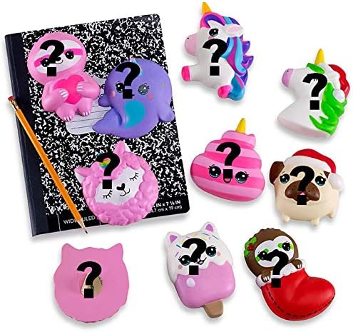 Top Trenz Squishy Squad Stickers for Notebook, Laptop, Tablet (Mystery Set of 4)