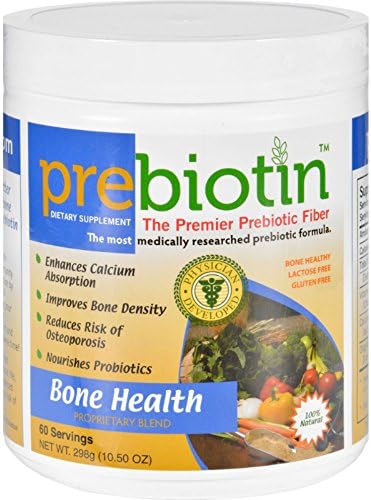 2 Pack of Prebiotin Bone Health - 10.5 oz - Gluten Free-Dairy Free-Yeast Free-Wheat Free-