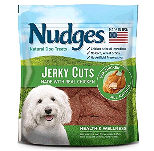 Nudges 14124 Health and Wellness Chicken Jerky Dog Treats, 16 oz