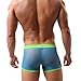 HP95(TM) Men's Bikini Underwear, Low Waist Mesh Transparent Sexy Boxers Bulge Comfy Shorts Underpants Underwear (M, A)