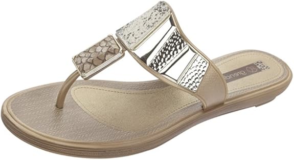 Amazon.com | Grendha Allure Thong Womens Flip Flops/Sandals - Beige Snake - SIZE US 5 | Shoes