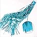 Mermaid Birthday Party Decorations/Under The Sea Party Decorations Backdrop Furuix Pack of 2 Aqua Blue Foil Fringe Curtains for Engagement Bridal Shower Baby Shower Bachelorette Wedding Decorations
